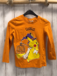 Preview: Pokemon  Langarmshirt  Gr. 128  orange Pickachu