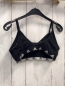 Preview: Adidas  Bustier  Gr. 152  schwarz Gummibund mit hellgrauen Labels 
