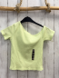 Preview: neu Zara  T-Shirt  Gr. 152  hellgrün Rippen