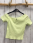 Preview: neu Zara  T-Shirt  Gr. 152  hellgrün Rippen