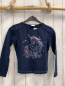 Preview: S´Oliver Langarmshirt Gr. 128  blau Einhorn