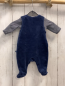 Preview: 2tlg  Strampler + Body  Gr. 56  blau Nicky Elefant + grau hellgraue Streifen 