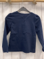 Preview:   Langarmshirt Gr. 122  blau Blumen Glitzerschrift 