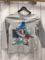 Preview:   Langarmshirt Gr. 116  hellgrau bunte Schuhe 