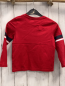 Preview:   Langarmshirt Gr. 116  rot Feuewehrauto + blau weiße Streifen 