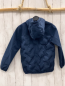 Preview: Manguun Jacke  Gr. 134  blau Kapuze Softshellärmel 