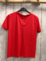 Preview: Decathlon  Sportshirt  Gr. 134  rot + grau hellgrau weiße Streifen 