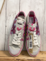 Preview: neu Kappa Leinenschuhe  Gr. 39  hellgrau aubergine Fische + Blume pink Ferse 