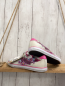 Preview: neu Kappa Leinenschuhe  Gr. 39  hellgrau aubergine Fische + Blume pink Ferse 
