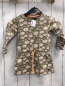 Preview: Babyface  Kleid  Gr. 92  kiwi Blumen orange Kordel mit silber Glitzer 