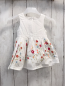 Preview: Happy Girls  Kleid  Gr. 62  weiß gestickte Blumen 