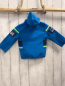Preview: S´Oliver  Softshelljacke  Gr. 80  hellblau + schwarz hellgrüne Streifen Schrift 