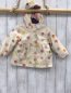 Preview:   Regenjacke  Gr. 80  creme bunte Äpfel gummiert 