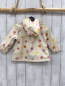 Preview:   Regenjacke  Gr. 80  creme bunte Äpfel gummiert 