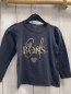 Preview: Name it  Langarmshirt  Gr. 92  grau Schrift Herzen 
