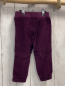 Preview: Dopodopo Hose  Gr. 80  aubergine Kord gefüttert gestickte Blumen 