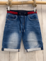Preview: Jako-o  Shorts  Gr. 134  blau Jeans blau roter Streifenbund 
