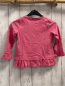 Preview:   Langarmshirt  Gr. 104  himbeere pink Herzen Pailettenhase 