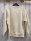 Preview: Zara  Pullover  Gr. 158/164  creme schwarzer Bund Schleifen 