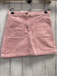 Preview: H&M  Rock Gr. 134  rosa Kord Bund verstellbar 