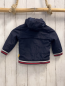 Preview: Steiff  Jacke  Gr. 74  blau Kapuze blau rot weißer Streifensaum 