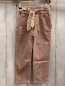 Preview: Vertbaudet  Hose  Gr. 116  lachs beige Gürtel mit Blumen 