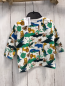 Preview:    Langarmshirt  Gr. 68  weiß Safaritiere Bäume 