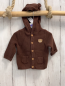 Preview: Sergent Major  Strickjacke  Gr. 62  braun Kapuze 