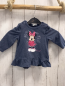 Preview: Disney  Langarmshirt  Gr. 68  blau Minnie Mouse Rüschensaum 