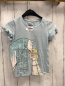 Preview: Disney  T-Shirt  Gr. 110  hellblau Anna mit Pferd und Pailetten 