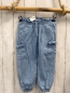 Preview:   Hose  Gr. 104  hellblau Jeans aufgesetzte Taschen Gummizugbund 