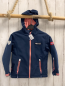 Preview: Trollkids  Softshelljacke  Gr. 116  blau rosa Reißverschlüsse 
