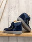 Preview: Superfit  Boots  Gr. 29  dunkelblau hellblau oliv Teddybund + -futter 