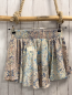 Preview: neu Shorts  Gr. 152  mint blau golden hellblauer Druck gesmokter Bund 