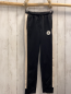 Preview: Converse  Jogginghose  Gr. 152  schwarz beige Seitenstreifen 