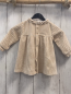 Preview: Tutto Piccolo  Kleid  Gr. 62  beige weiße Streifen Nicky 