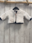 Preview: Chipie  Wendejacke  Gr. 68  weiß blauer Druck / weiß Plüsch 