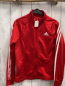 Preview: Adidas Joggingjacke Gr. 152  rot weiße Schrift