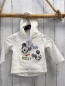 Preview: neu  Pullover  Gr. 74  weiß Kapuze Micky MOuse 