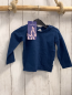 Preview: neu Babauba  Langarmshirt  Gr. 80  blau  NP 17 € 