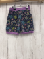 Preview: Babauba  Shorts  Gr. 122  grau bunte Seesterne pflaume Bund 