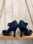 Preview: neu Ruby Shoes  Pumps  Gr. 39  blau Melinda mit Rosetten weiße Innensohle mit blauen Punkten 