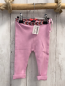Preview: neu Babyface  Leggings  Gr. 62  rosa Rippen grauer Bund mit Zackenstreifen 