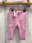 Preview: neu Babyface  Leggings  Gr. 62  rosa Rippen grauer Bund mit Zackenstreifen 