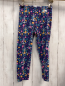 Preview: Babauba  Leggings  Gr. 152  blau graue Anker bunte Blume Caprilänge