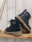 Preview: neu Ebmini  Boots Gr. 27  schwarz sand Schnürsenkel + Sohle mit Leinenbeutel 