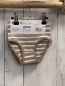Preview: neu 3 Paar U-Hosen Gr. 80  beige weiß Streifen + beige + beige Bäume