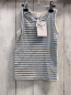 Preview: neu 2 Paar U-Hemden Gr. 86  beige Bär + hellblau weiß schwarz Streifen