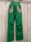 Preview: neu Babauba Softshellhose Gr. 128  grün graue taschen Faultiere