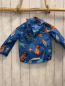 Preview: neu  Regenjacke Gr. 86  blau bunte Dinos orange Bund